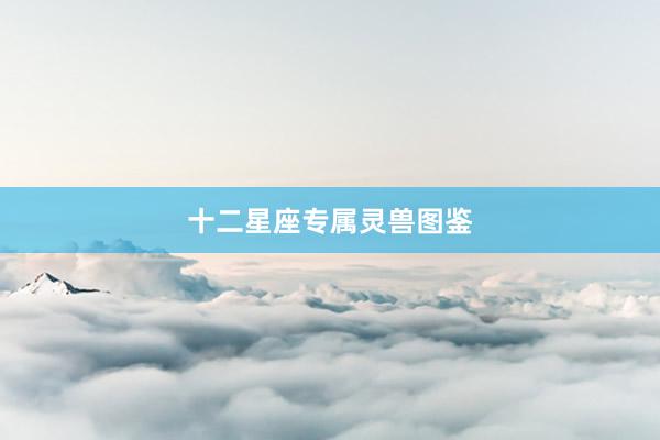 十二星座专属灵兽图鉴